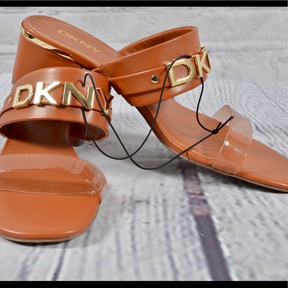 DKNY Dark Cognac Sandals Size 9 - Picture 3 of 13